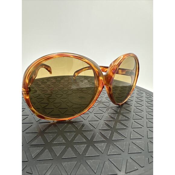 Vintage Oversized Brown Sunglasses Made in Taiwan
